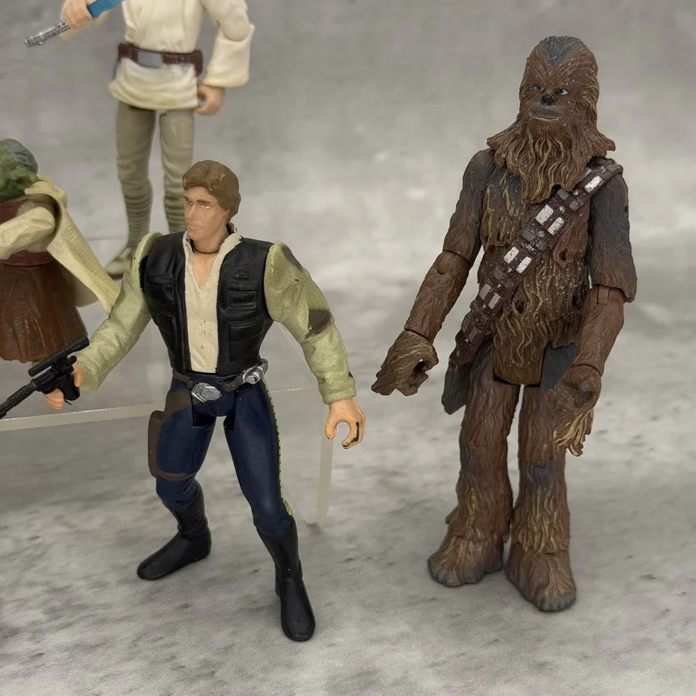 Star Wars Luke, Han Solo, C-3PO, R2-D2, Chewbacca Yoda, Darth Vader Lot of 7